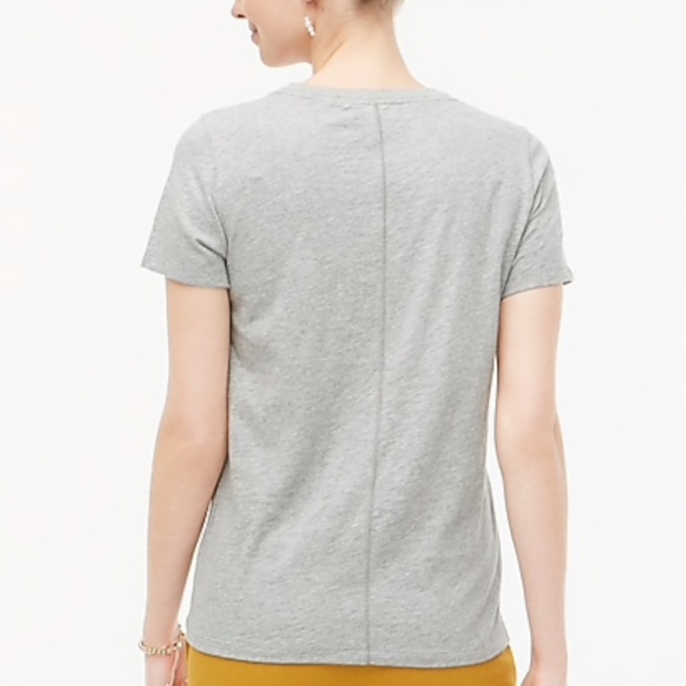 J Crew Cotton Crewneck Girlfriend Tee Size XL NWT - Picture 2 of 9